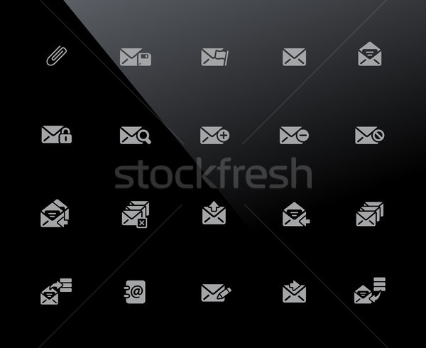 E-mail Icons // 32px Series Stock photo © Palsur