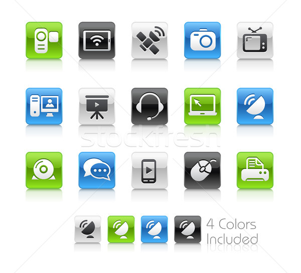 Stock photo: Communication Icons // Clean Series