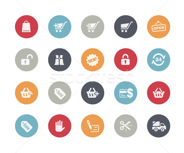Shopping Icons // Classics Series Stock photo © Palsur