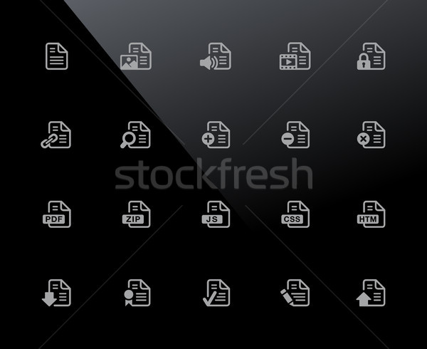 Documents Icons - Set 1 of 2 // 32px Series Stock photo © Palsur