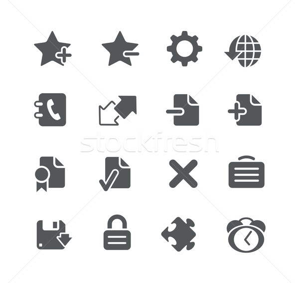 Web software desarrollo iconos utilidad vector Foto stock © Palsur
