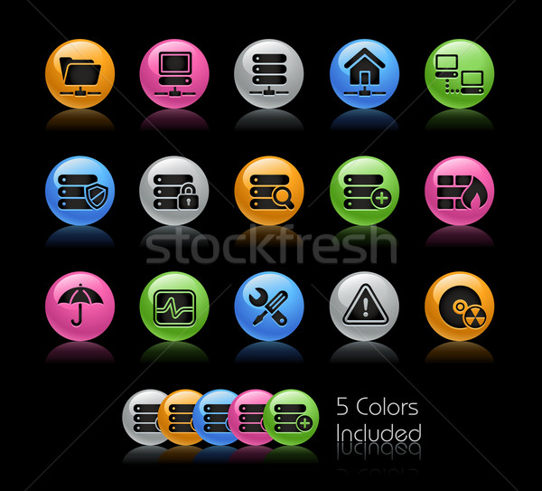 Network, Server & Hosting // Gel Color Series Stock photo © Palsur