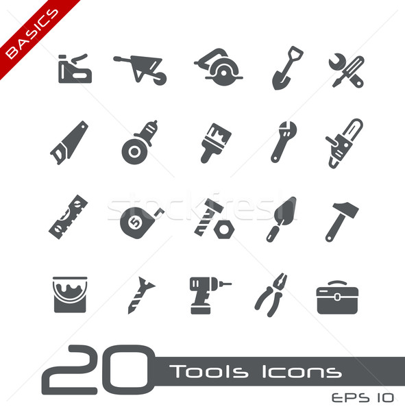 Tools Icons -- Basics Stock photo © Palsur