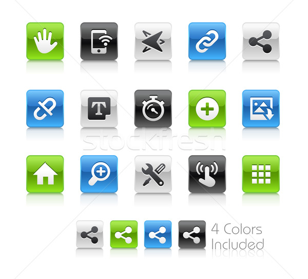 Web and Mobile Icons 10 -- Clean Series Stock photo © Palsur