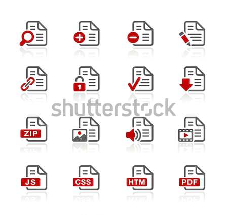 Documents Icons - 2 -- Redico Series  Stock photo © Palsur