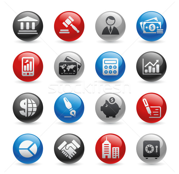 Business & Finance Icons // Gel Pro Series Stock photo © Palsur