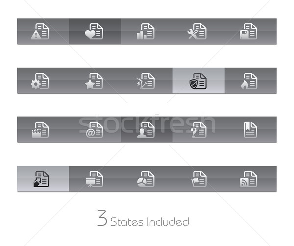 Documentos eps archivo botones diferente capas Foto stock © Palsur