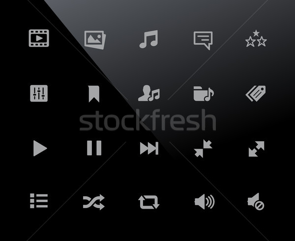 Háló mobil ikonok vektor munka pixel Stock fotó © Palsur
