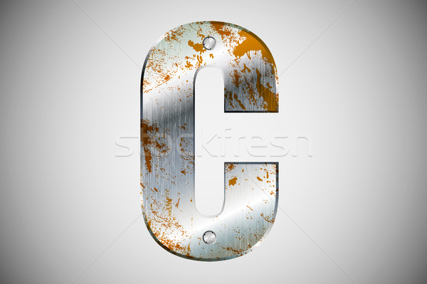 金属 文字 アルファベット 技術 にログイン 産業 ストックフォト © Panaceadoll