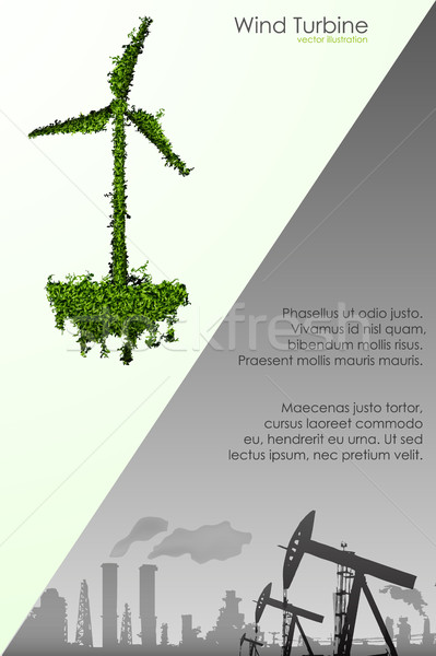 evolution of the concept of greening of the world infographics Stock photo © Panaceadoll
