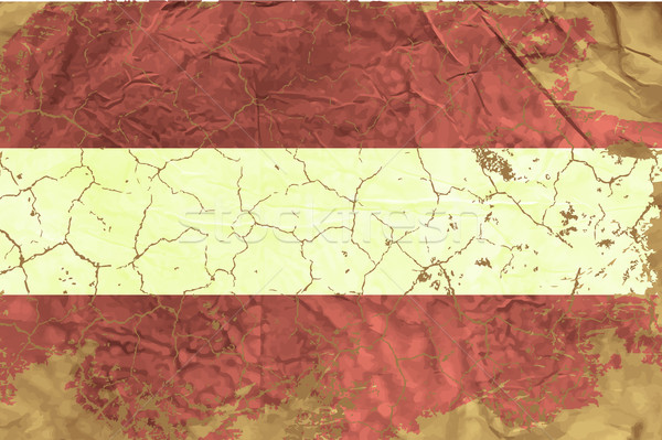 ヴィンテージ フラグ 紙 背景 赤 レトロな ストックフォト © Panaceadoll