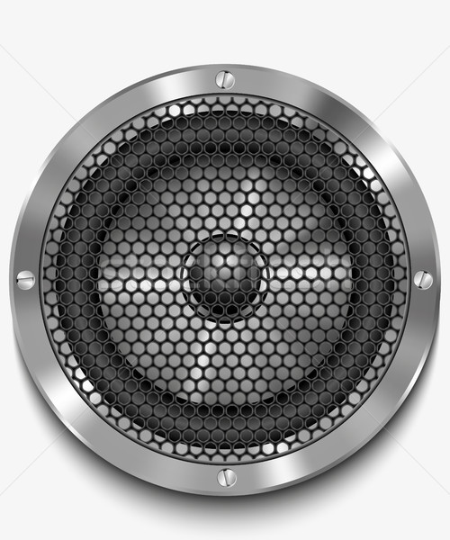 Icon loudspeaker vector. Audio loud speaker. Stock photo © Panaceadoll