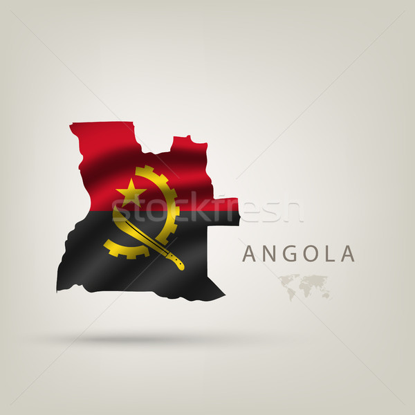 Ilustraciones mundo banderas viaje bandera África Foto stock © Panaceadoll