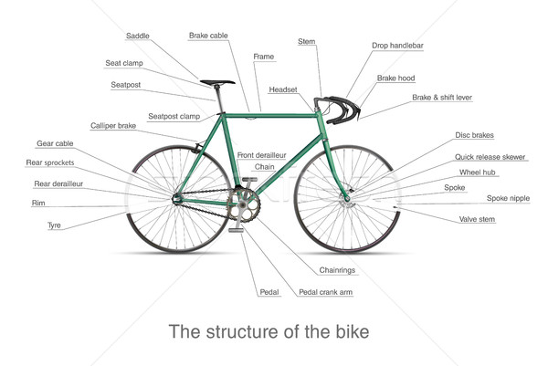 Foto d'archivio: Infografica · principale · bike · montagna · segno