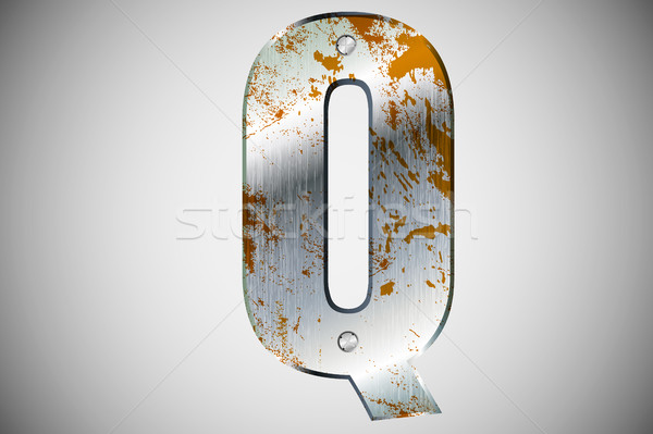 Metal letters of the alphabet Stock photo © Panaceadoll