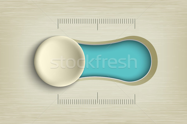 Switch button on a metal background Stock photo © Panaceadoll