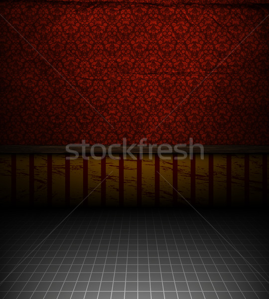 empty room with walls and lighting Stock photo © Panaceadoll