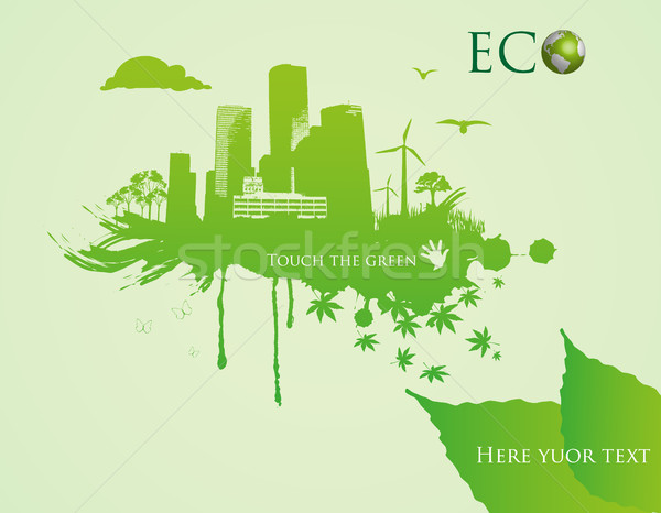 ecological concept of grass Stock photo © Panaceadoll