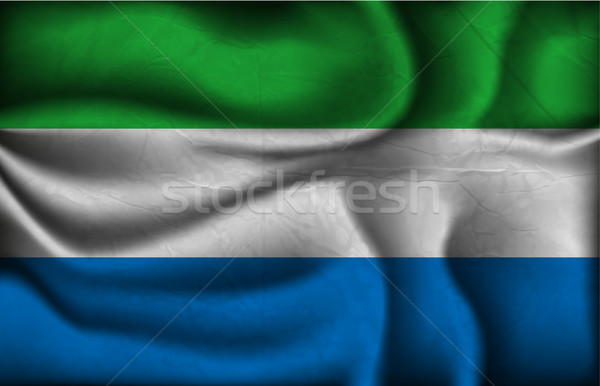 Welle Land Flagge Schatten Welt Afrika Stock foto © Panaceadoll