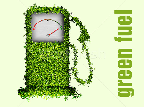 Schone groene energie boom licht kunst teken Stockfoto © Panaceadoll