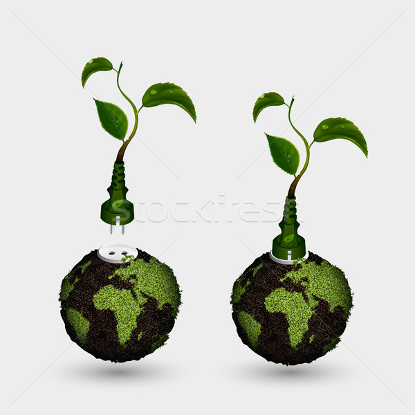 concept of clean, green energy Stock photo © Panaceadoll