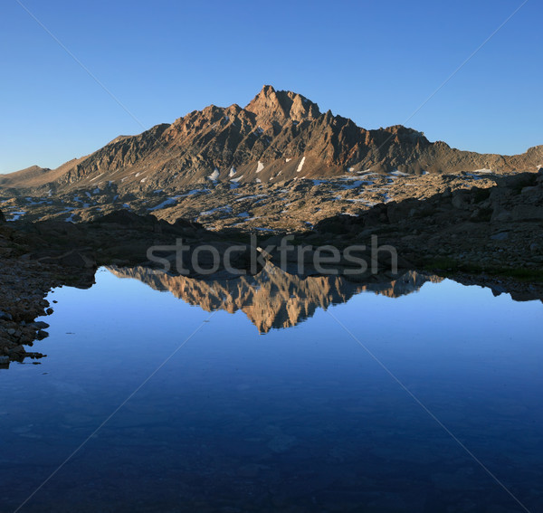 Mount Humphreys reflection Stock photo © pancaketom