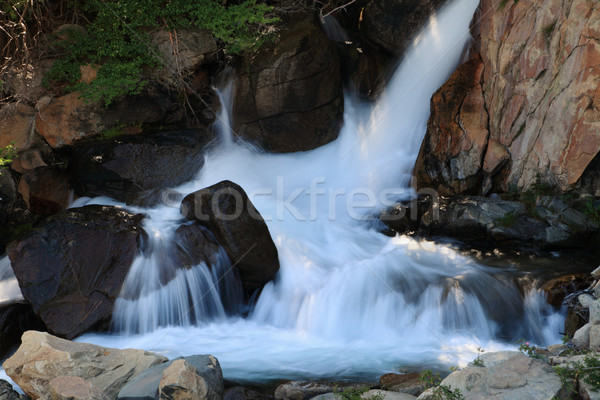 водопада ручей Невада шелковистый воды природы Сток-фото © pancaketom