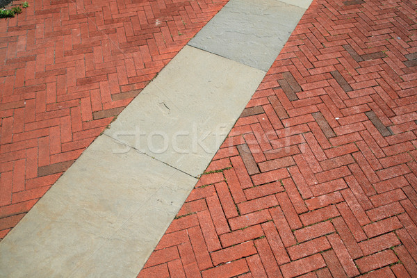 brick and stone walkway Stock photo © pancaketom
