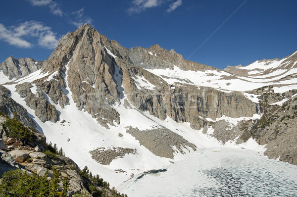 Stockfoto: Foto · berg · boven · bevroren · hongerig