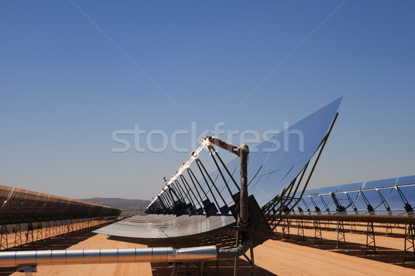 Stock foto: Solarenergie · Wüste · Anlage · solar · Energie · Strom