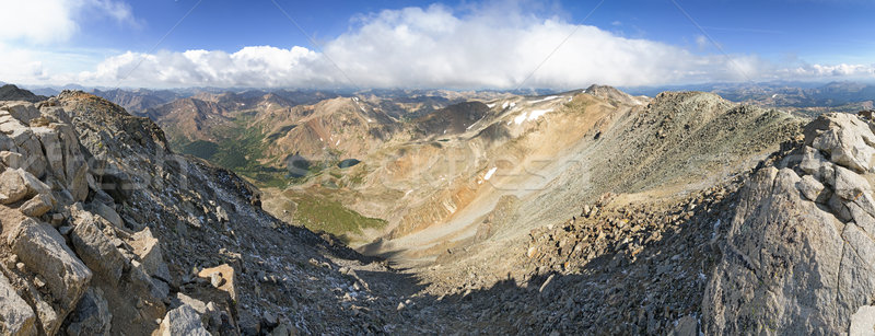Mount Massive Mountain Summit Panorama Stock photo © pancaketom