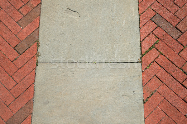 brick and stone walkway Stock photo © pancaketom
