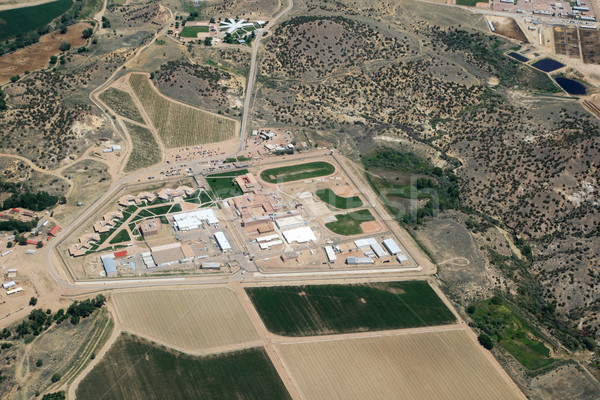 Aerial Prison View Stock photo © pancaketom