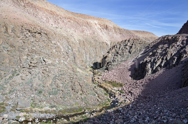 Rivier verlagen stream klif Stockfoto © pancaketom