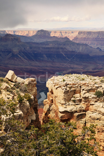 Stok fotoğraf: Colorado · nehir · görmek · alt · Grand · Canyon · kayalar