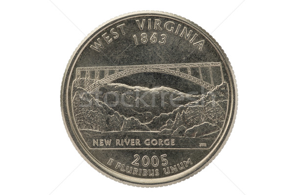 West Virginia State Quarter Coin Stock photo © pancaketom