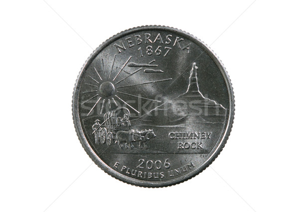 isolated Nebraska quarter Stock photo © pancaketom