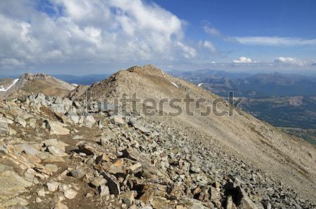 Quandary Peak Summit Panorama Stock photo © pancaketom