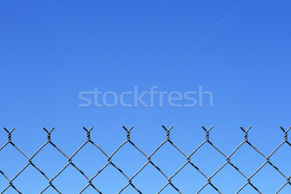 chain link fence top Stock photo © pancaketom
