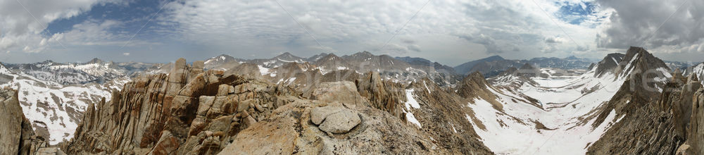 360 Mountain Summit Panorama Stock photo © pancaketom