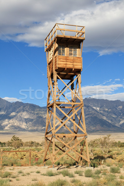 Manzanar guard tower Stock photo © pancaketom