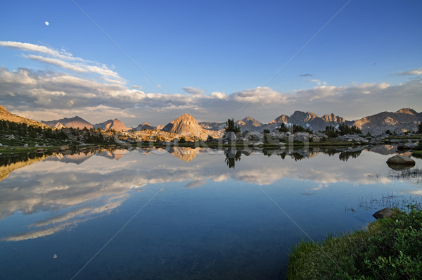 Mountain Lake Reflection Stock photo © pancaketom