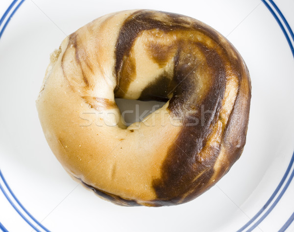 marbled bagel Stock photo © pancaketom