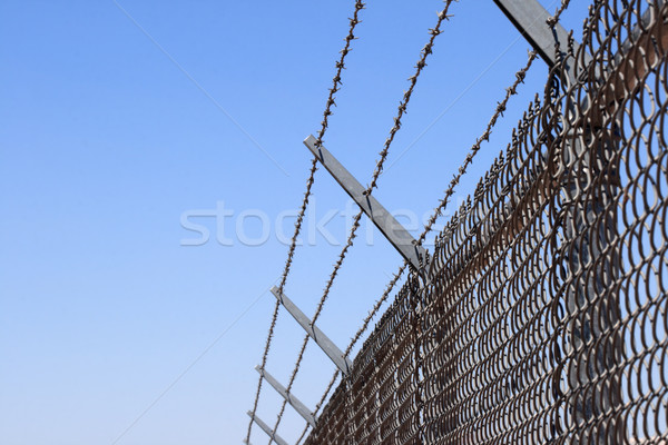 security fence Stock photo © pancaketom