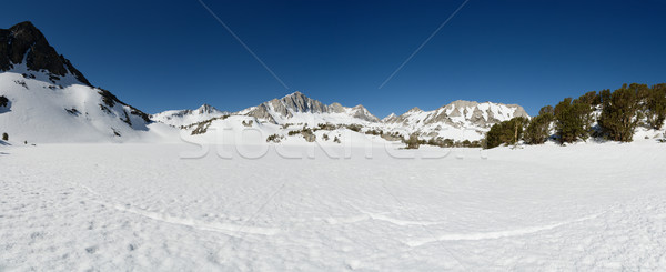 Frozen Sierra Mountain Lake Stock photo © pancaketom