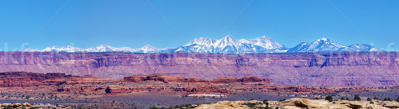 Canyonlands Mountain Panorama Stock photo © pancaketom