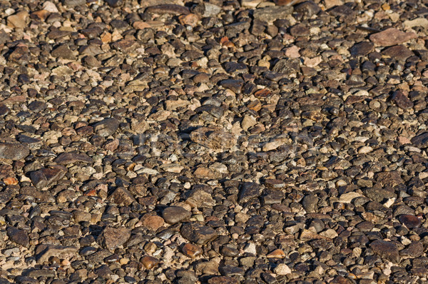 Deşert pavaj întuneric roci superficial Imagine de stoc © pancaketom