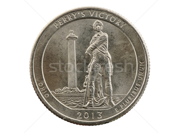 Perrys Victory Commemorative Quarter Stock photo © pancaketom