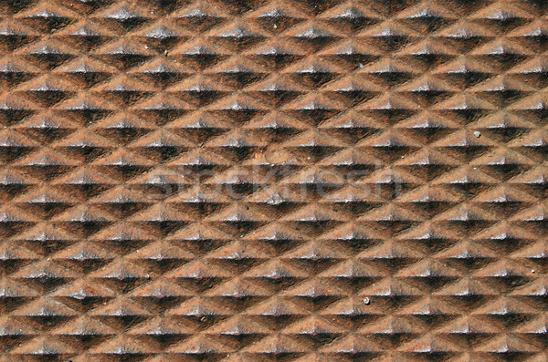 rusty textured metal background Stock photo © pancaketom