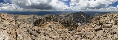 Colorado Mountain Summit Panorama Stock photo © pancaketom